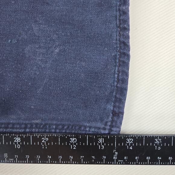Carhartt Flame Resistant Rugged Relaxed Fit Canvas Work Navy Pants Size 36 - Picture 5 of 8